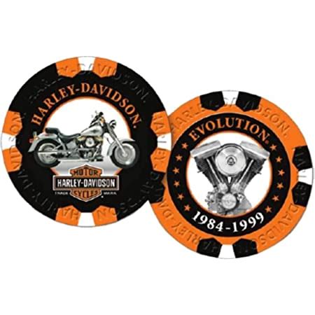 Ficha De Poker Quadro Harley