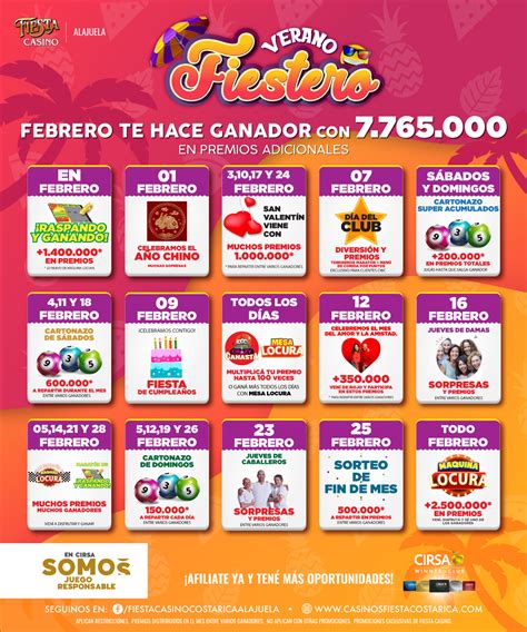Fiesta Casino Alajuela Agenda