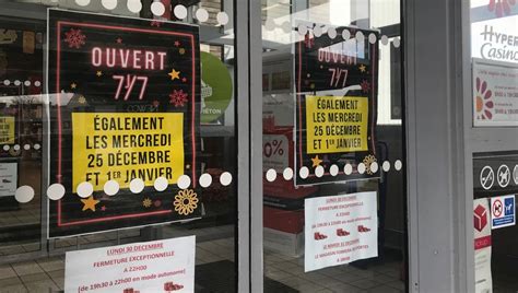 Geant Casino Ouvert 1er Janvier