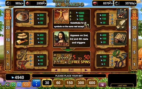 Genius Of Leonardo 888 Casino