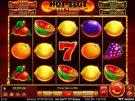 Hot Slot 777 Rubies Blaze