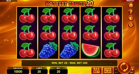 Hottest Fruits 20 Fixed Lines Novibet