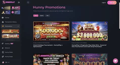 Hunnyplay Casino Login