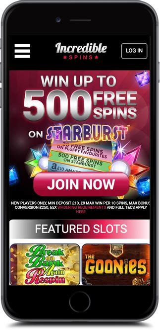Incredible Spins Casino Mobile
