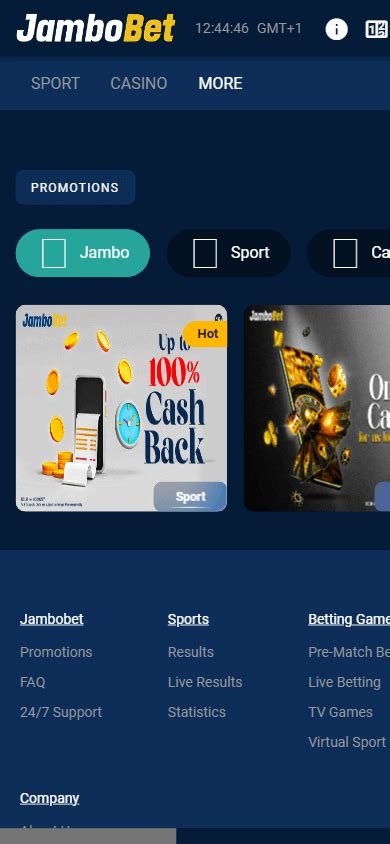 Jambobet Casino Mobile