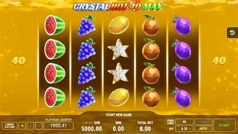 Jogar Crystal Hot 40 Max Com Dinheiro Real