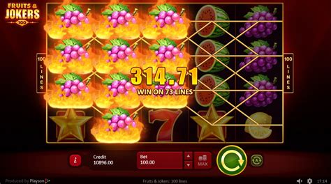 Jogar Fruits Jokers 100 Lines No Modo Demo