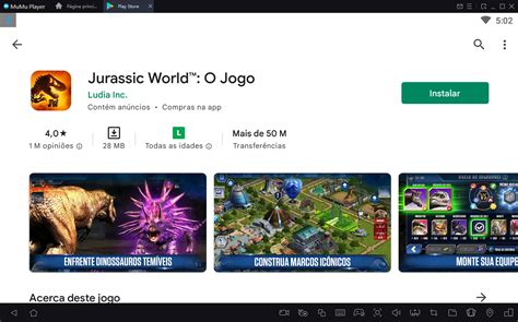 Jogar Jurassic World No Modo Demo