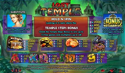 Jogar Lost Temple 2 Com Dinheiro Real