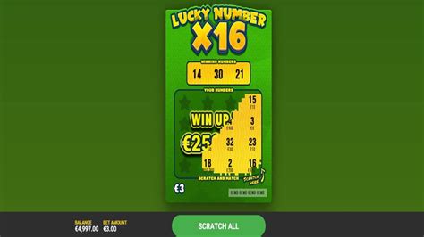 Jogar Lucky Number X16 Com Dinheiro Real