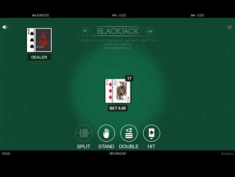 Jogue Blackjack Spearhead Online