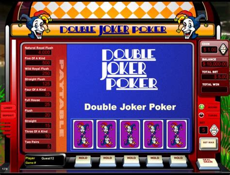 Jogue Double Joker Poker Online