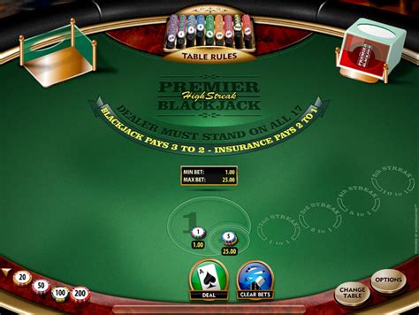Jogue High Streak Blackjack Online