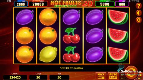 Jogue Hot Fruits 20 Cash Spins Online