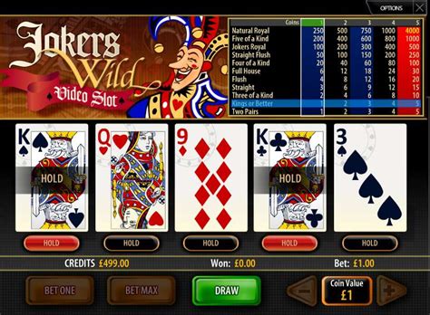 Jogue Poker 7 Joker Wild Online