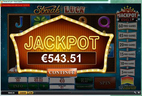 Jogue Streak Of Luck Online