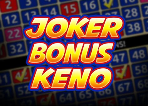 Joker Bonus Keno Betfair