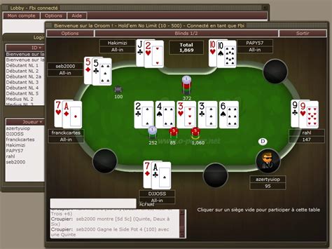 Jouer Au Poker En Ligne Gratuit Sans Telechargement