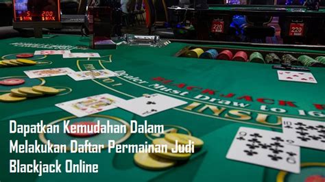 Judi Blackjack Online Indonesia