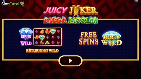 Juicy Joker Mega Moolah Slot Gratis