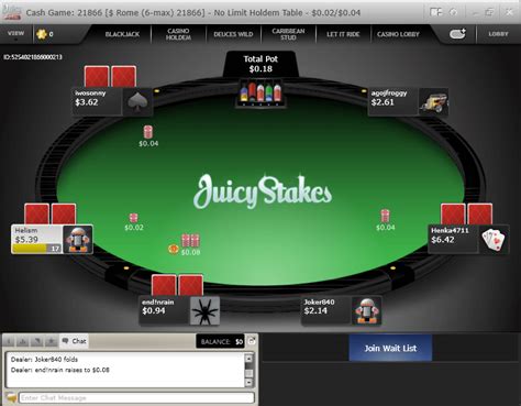 Juicy Stakes Poker