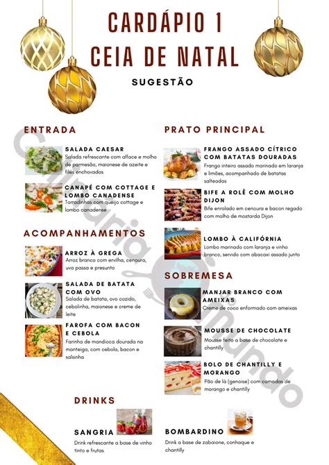 Jupiters Casino Almoco De Natal Menu