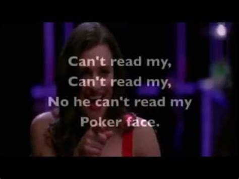 Karaoke Poker Face Glee