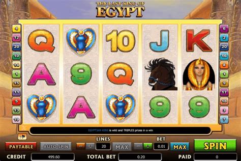 King Of Egypt Slot Gratis