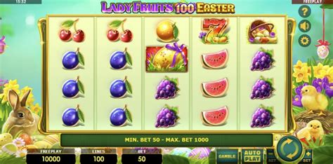Lady Fruits 100 Easter 888 Casino