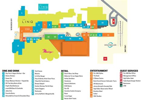 Linq Casino Mapa