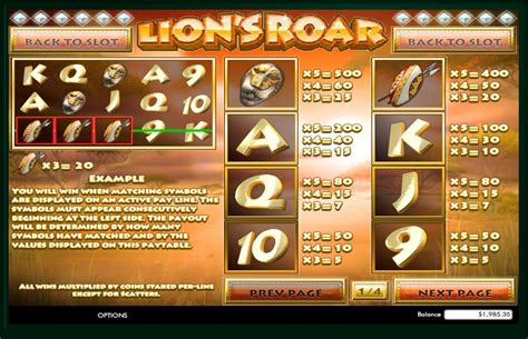 Lion S Roar Slot Gratis