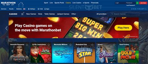 Marathonbet Casino Aplicacao