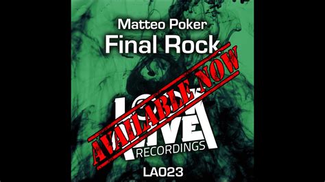 Matteo Poker Diesel Lugar