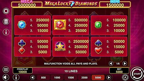 Mega Lucky Diamonds Novibet