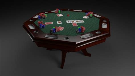 Mesa De Poker Modelo Em 3d