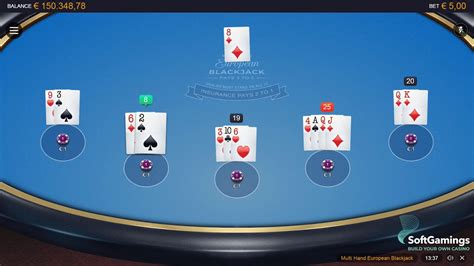 Multihand Classic Blackjack Bet365