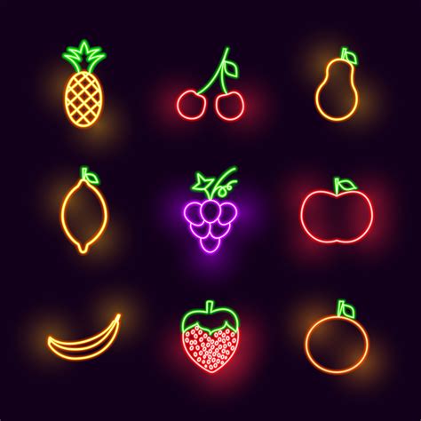 Neon Fruits Blaze