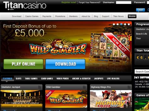 O Titan Casino Mobile Nenhum Bonus Do Deposito