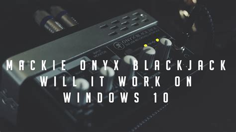 Onyx Blackjack Garageband