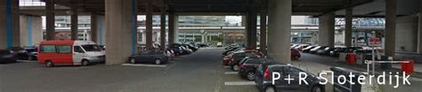 P+R Parkeren Amsterdam Sloterdijk