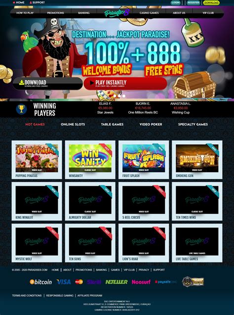 Paradise 8 Casino App