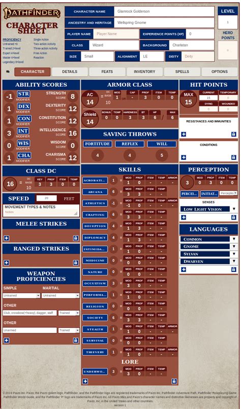 Pathfinder Slot De Afinidade