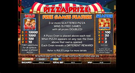 Pizza Prize 888 Casino