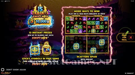 Play 15 Tridents Slot