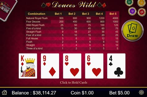 Play 2 Deuces Wild Mobilots Slot