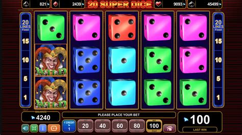 Play 20 Super Dice Slot