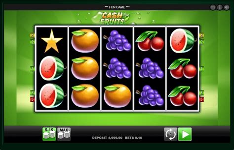 Play Cash Fruits Plus Slot