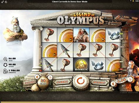 Play Legends Of Olympia Slot