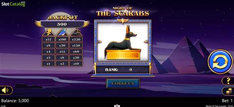 Play Night Of The Scarabs Slot