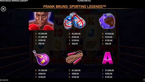 Play Sporting Legends Frank Bruno Slot